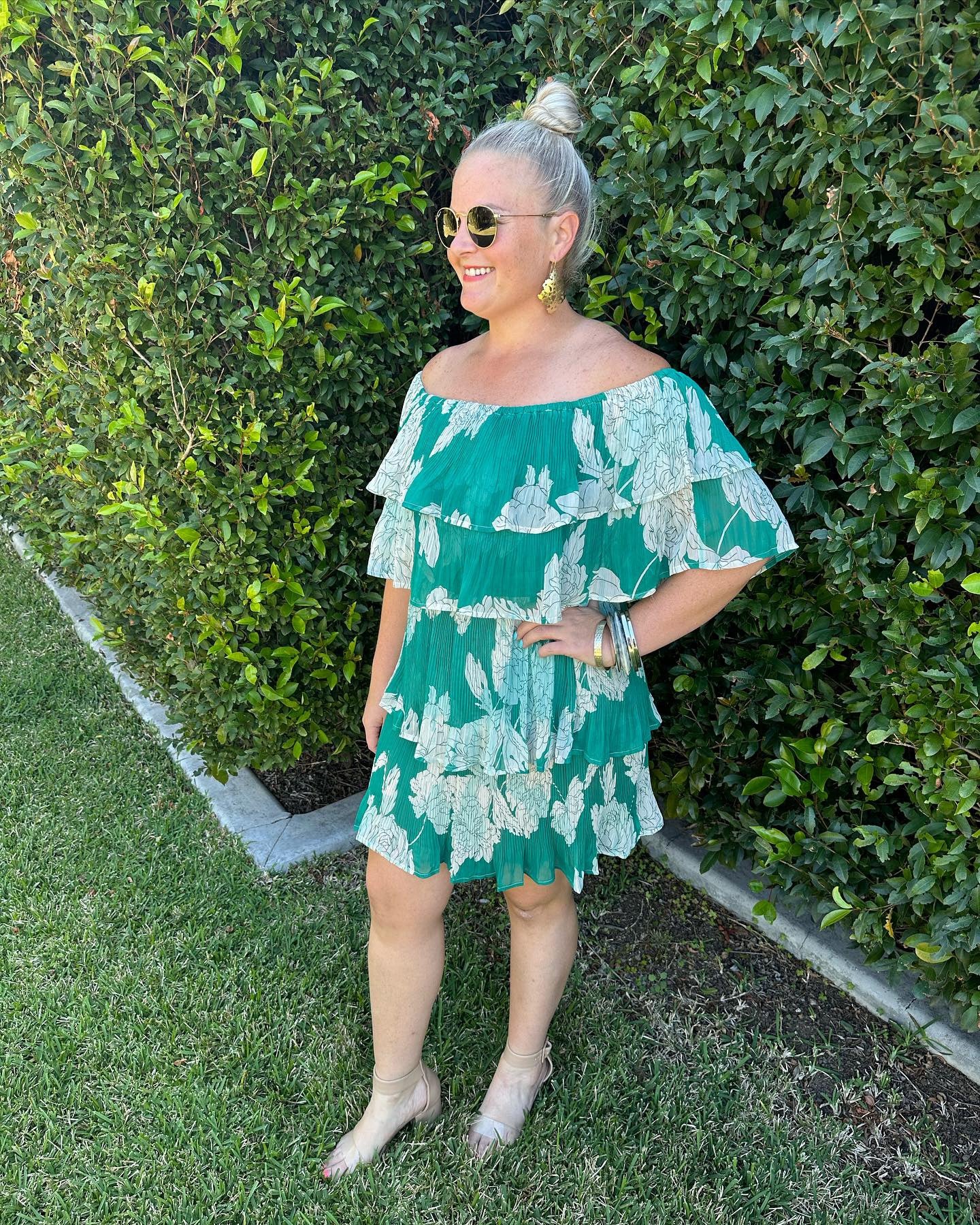 Queenie Dress Green