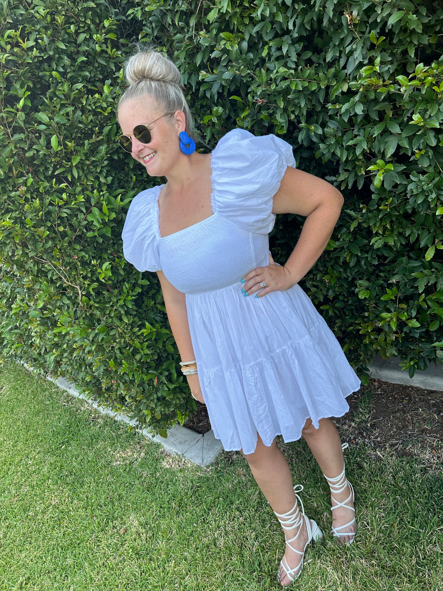 Carla Dress White