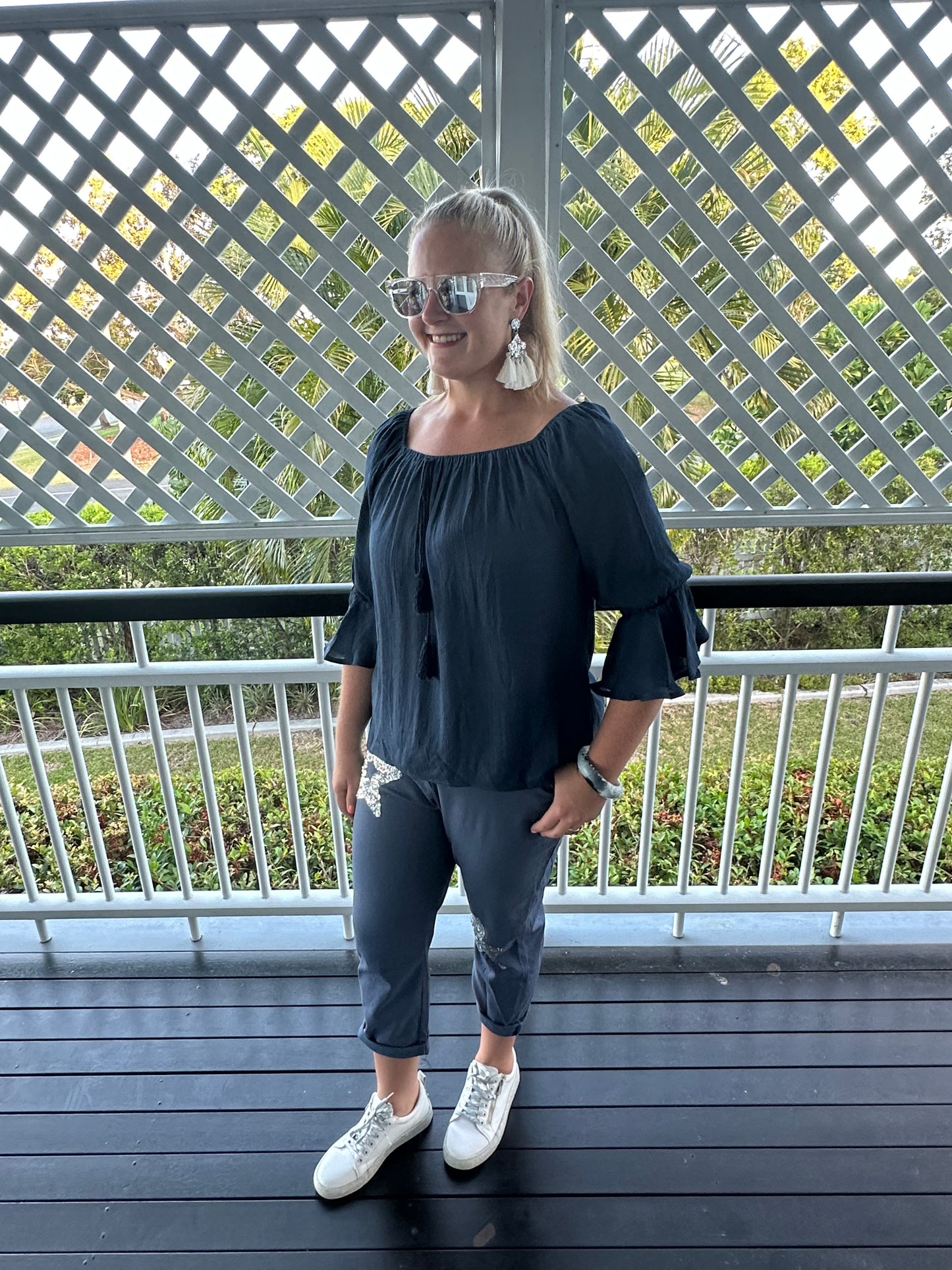 Bibba Star Pants Navy