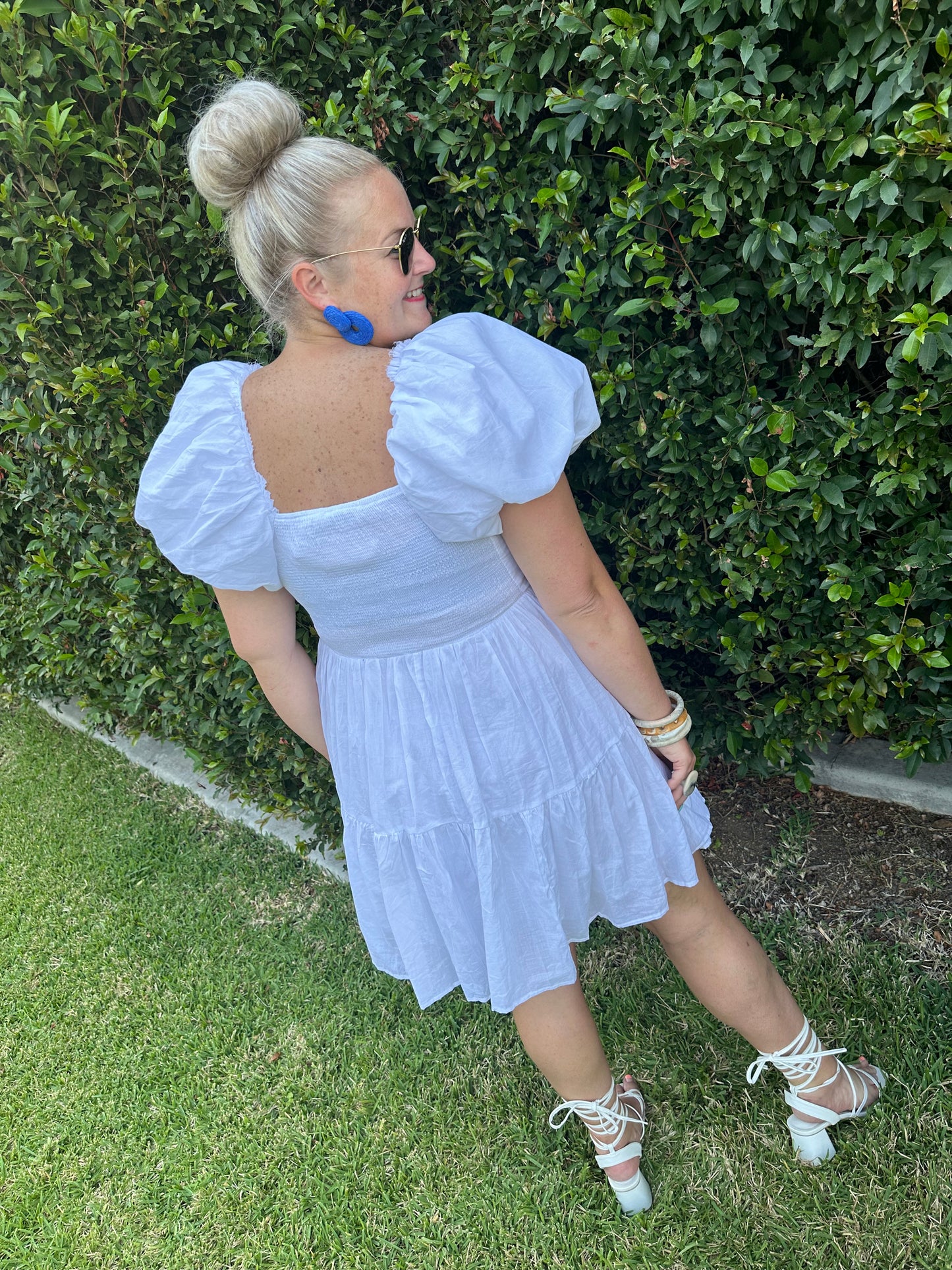 Carla Dress White