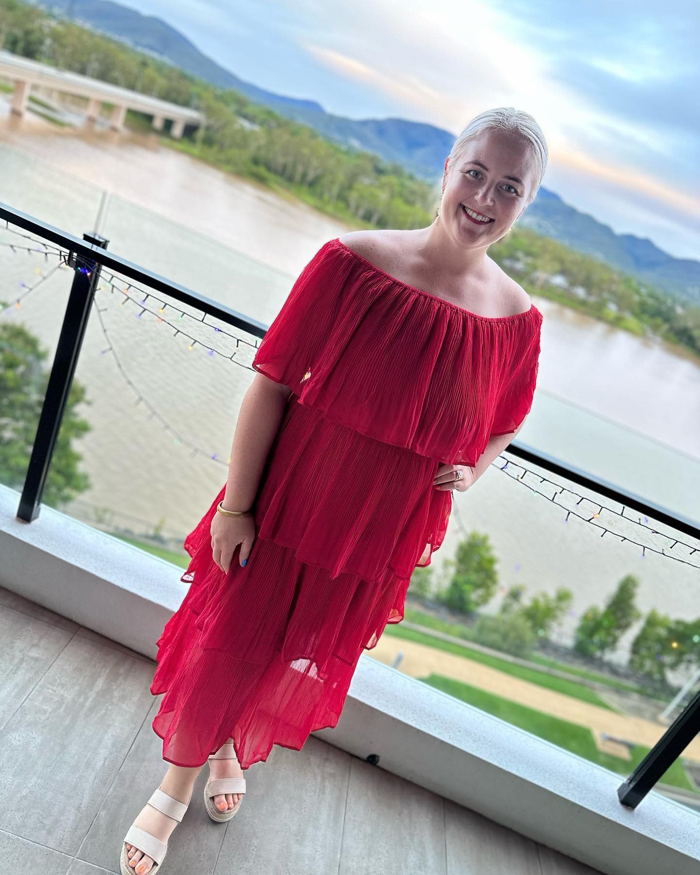Quida Dress Red