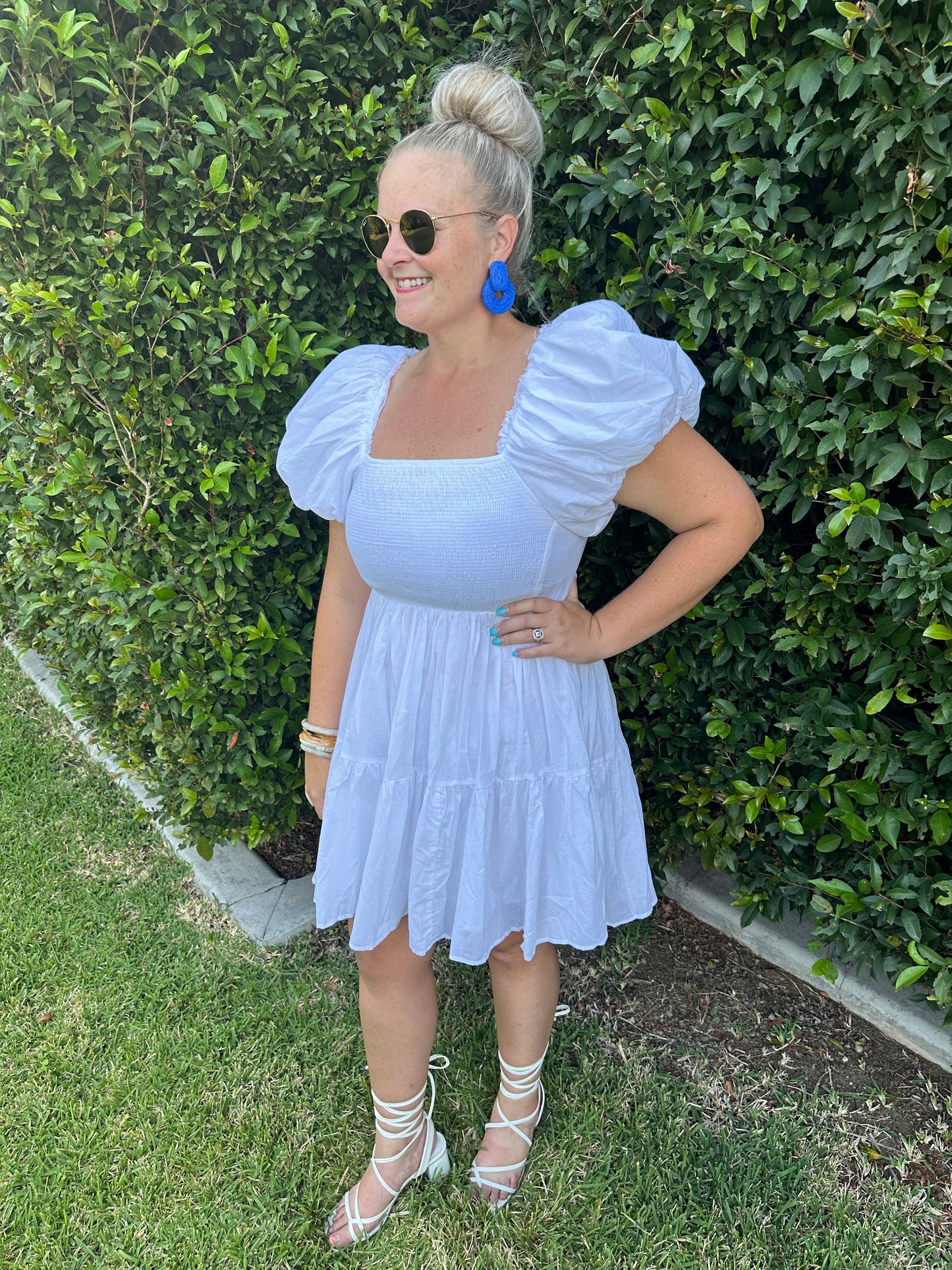 Carla Dress White