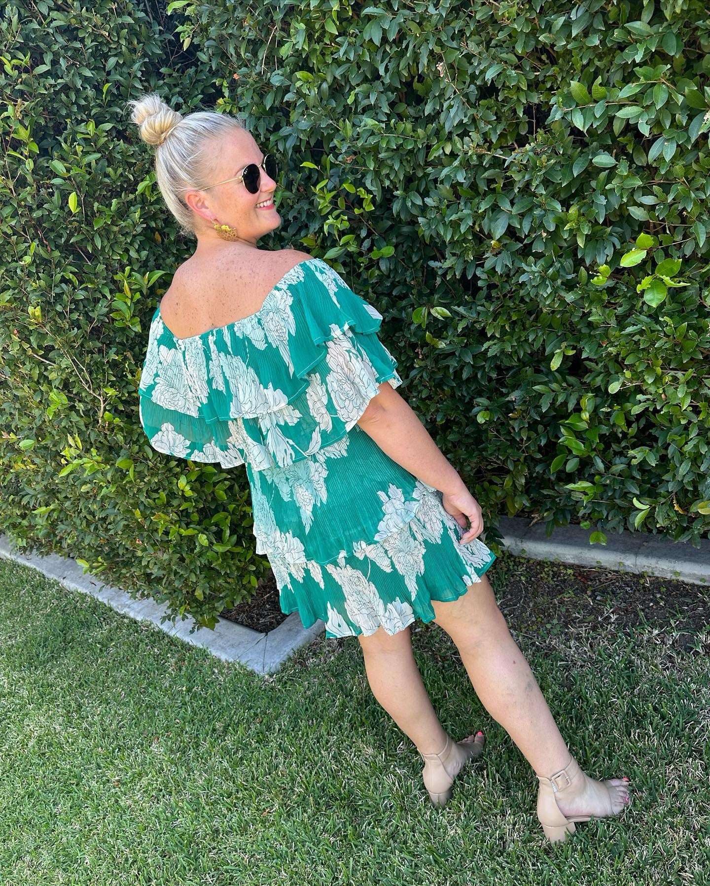 Queenie Dress Green