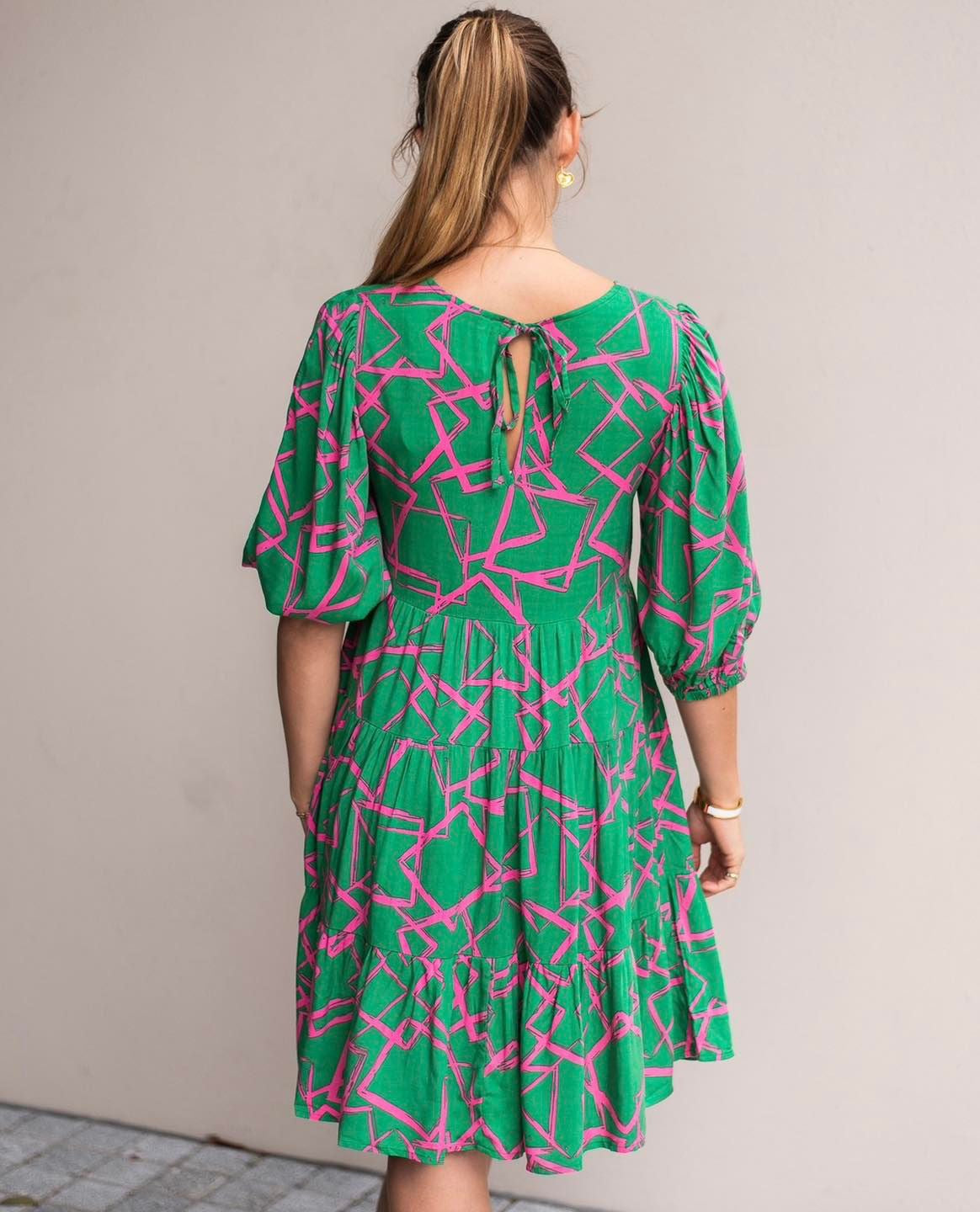 Henry Dress Green