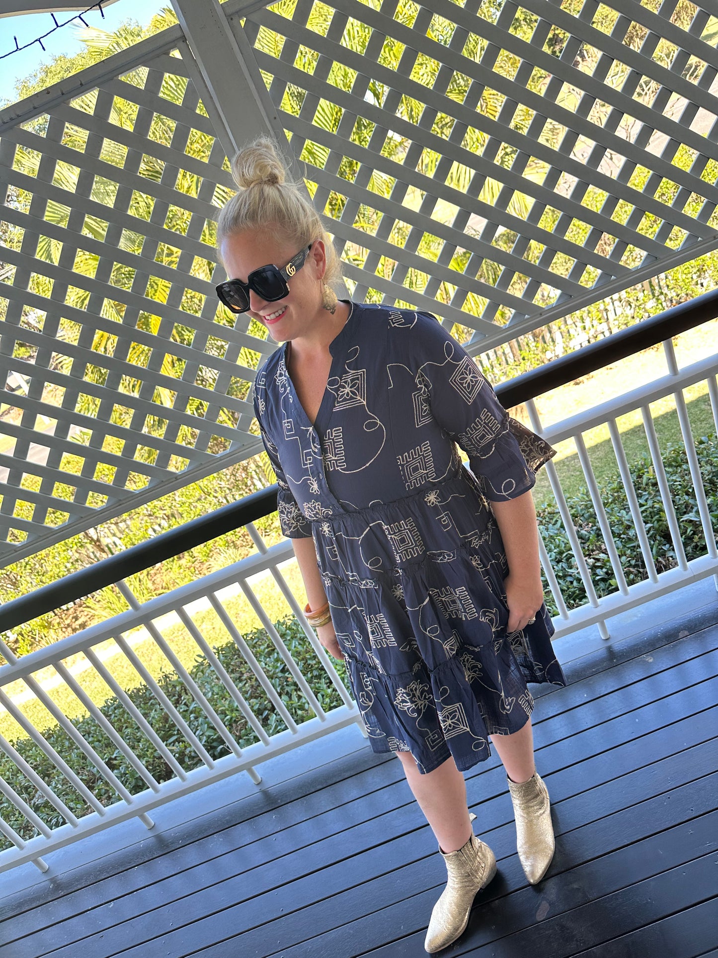 Bibo Dress Navy
