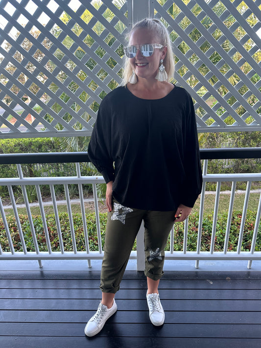 Bibba Star Pants Khaki