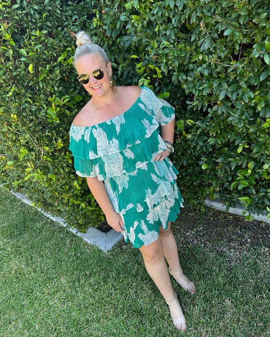 Queenie Dress Green