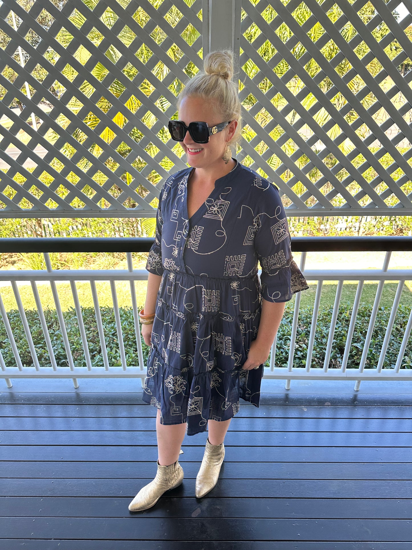 Bibo Dress Navy