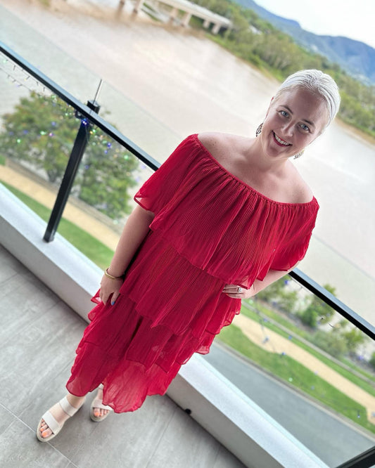 Quida Dress Red