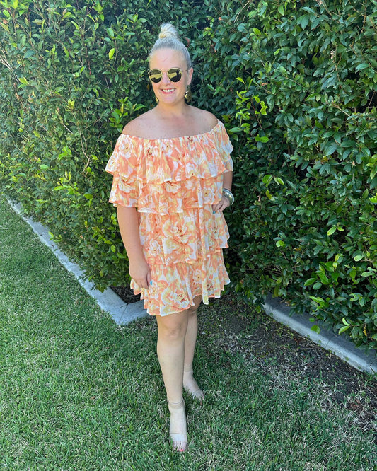 Queenie Dress Orange