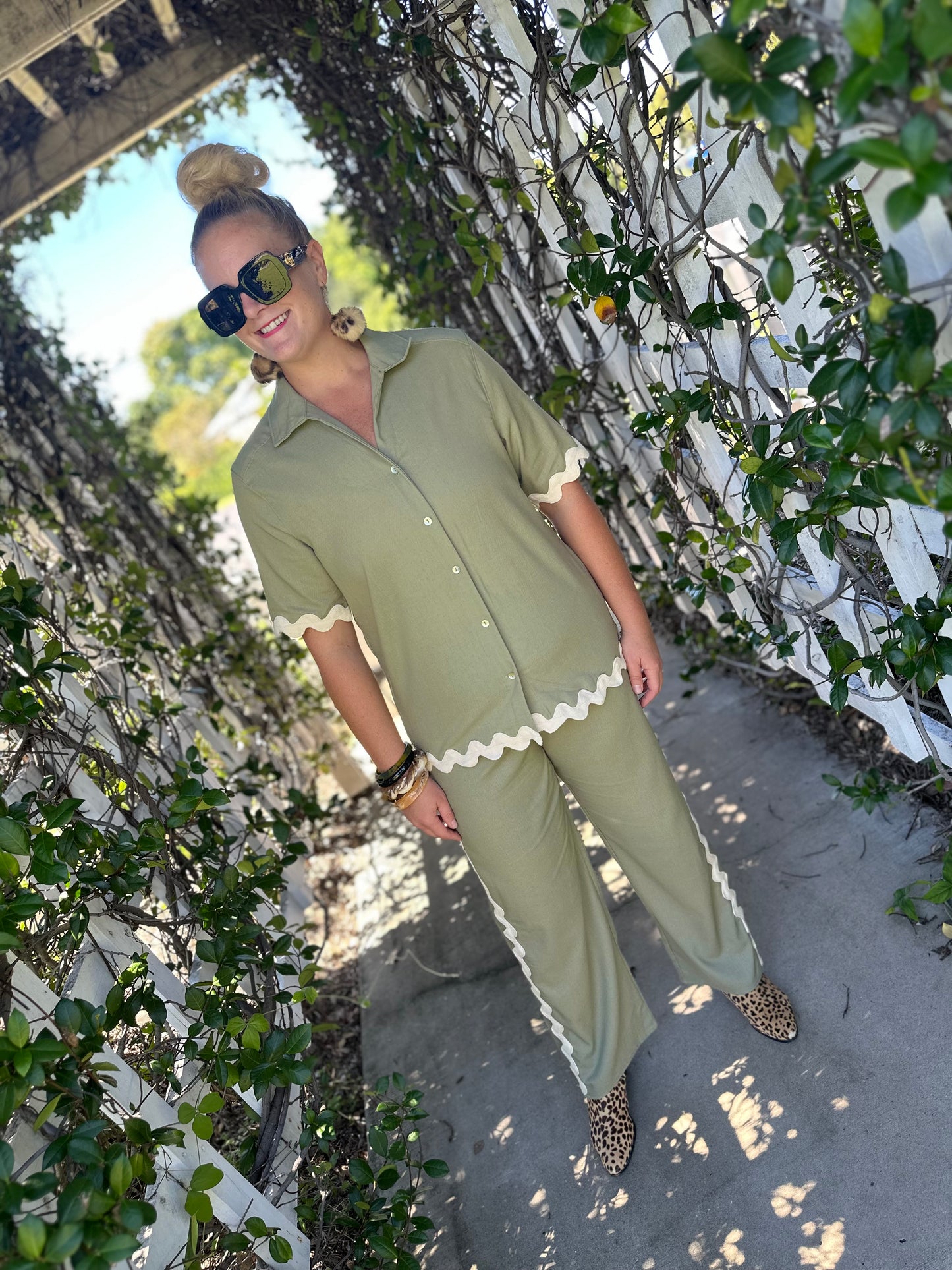 Lillian Set Khaki