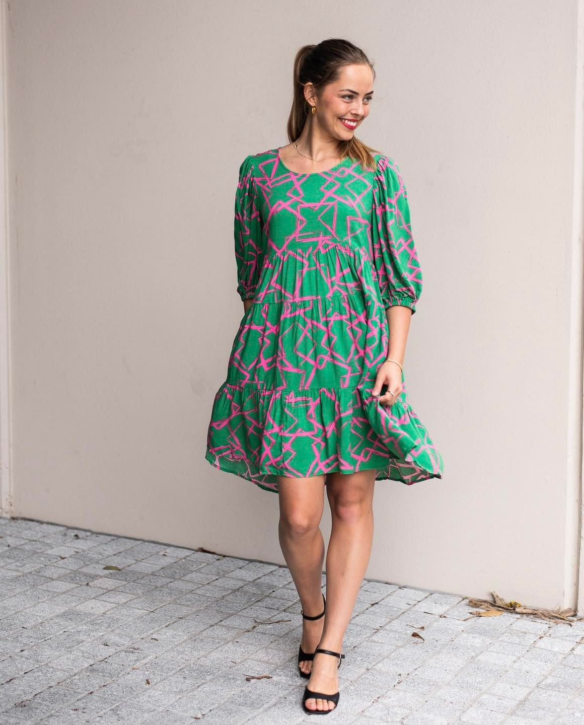 Henry Dress Green