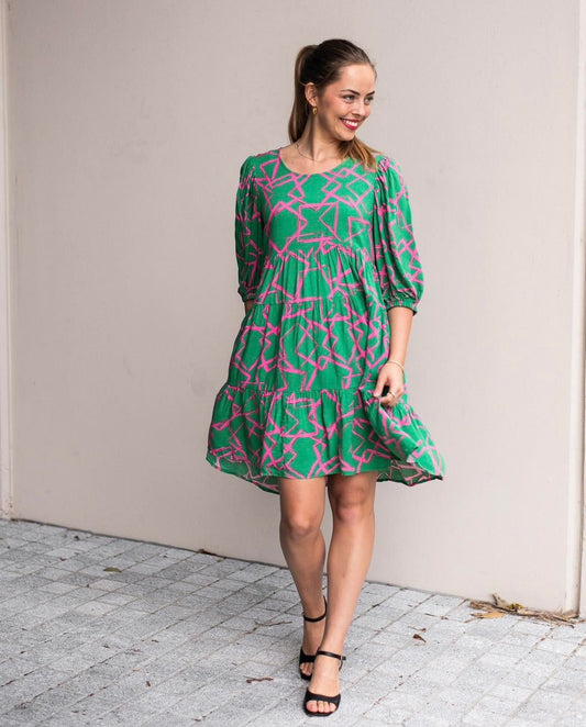 Henry Dress Green