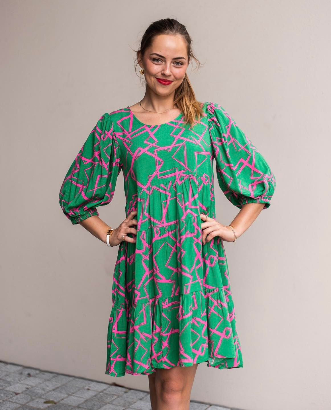 Henry Dress Green