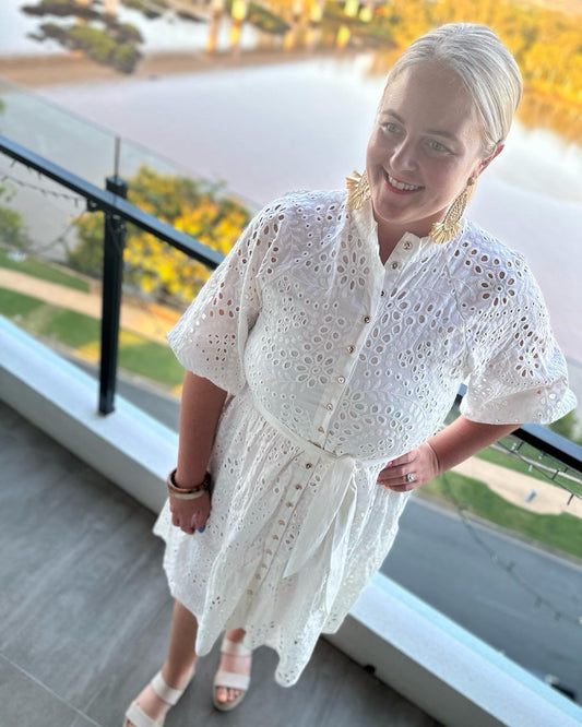 Harmony Dress White
